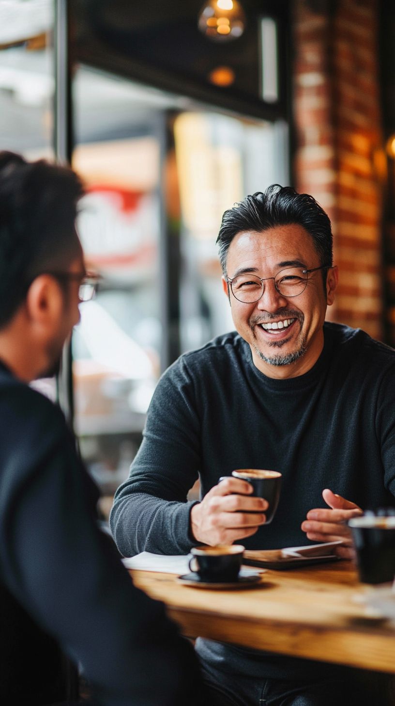 truthbrother_christian_life_middle_aged_asian_male_coach_happy__1997bf13-b221-48c3-8ffd-245d0a4eea4e christian life coaching mentoring another man